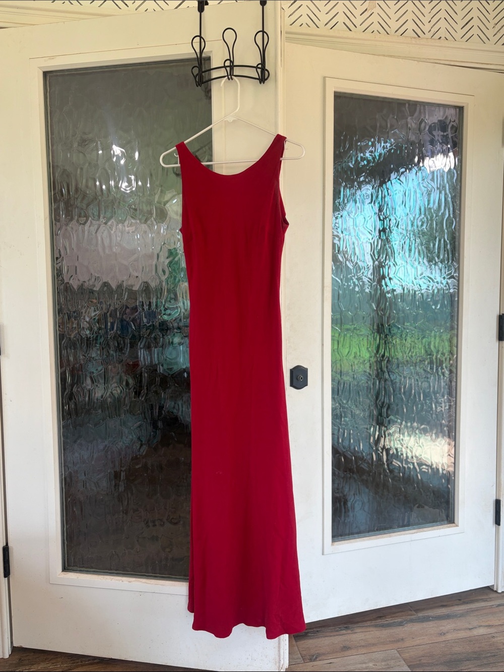 Harlow Sleeveless Crimson Maxi Dress